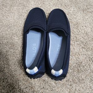 Rothys navy driving loafers. 8